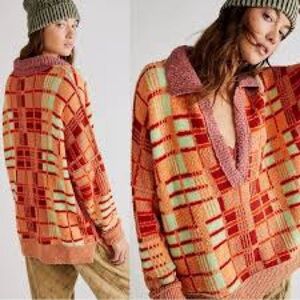 Free People Retro Ruben Sweater